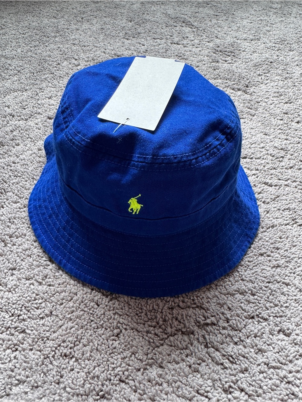 Kids Ralph Lauren Royal Blue Bucket Hat